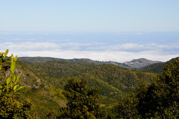 Obraz premium La Gomera: Roque de Agando, Roque de la Zarcita, Roque de Ojila 