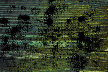 Grunge Wooden surface for design mock-up Cracked texture or dark paper background - 206473014