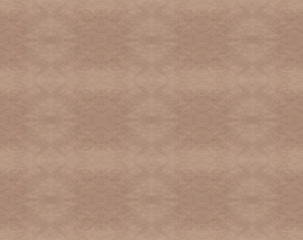 Seamless texture of crumpled paper with geometric patterns (stripes, rhombuses) in brown and beige shades.