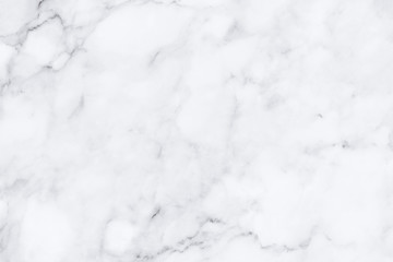 White marble texture with natural pattern for background