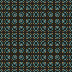 Rhombic seamless pattern. Block repeat background. Geometric pattern in traditional, ethnic style. Moroccan tiles.