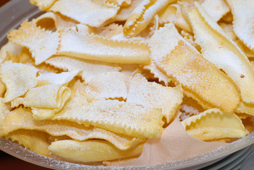 Italian base ingredients needed to prepare typical culture dishes on a food staple.