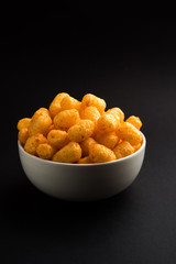 Kaddu or Pumpkin Kheer Or Bhoplyachi Kheer in Marathi and gummadikaya payasam in Telugu, Garnished with dry fruits. served in a bowl over moody background. Selective focus