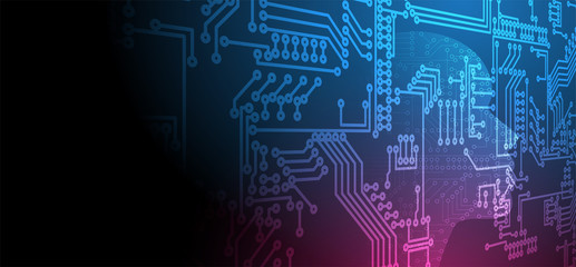 Digital technology world. Business virtual concept. Vector background