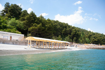 Crimea sea beach island travel