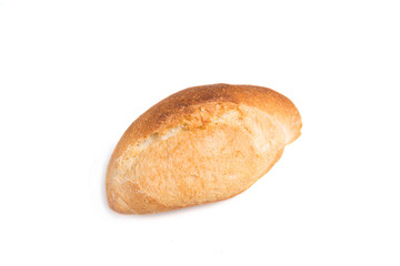 bread on a white background

