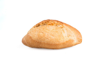 bread on a white background

