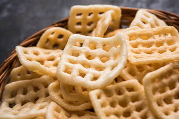 Indian Aloo Mutter curry - Potato and Peas immersed in an Onion Tomato Gravy and garnished with...