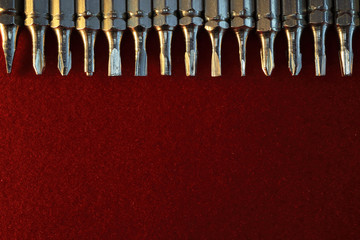 Image of the tips for special screws.