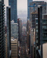 Obraz premium snowy city