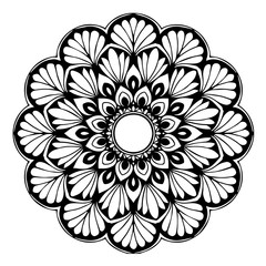 Mandalas for coloring  book. Decorative round ornaments. Unusual flower shape. Oriental vector, Anti-stress therapy patterns. Weave design elements. Yoga logos Vector.