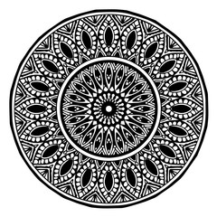 Mandalas for coloring  book. Decorative round ornaments. Unusual flower shape. Oriental vector, Anti-stress therapy patterns. Weave design elements. Yoga logos Vector.