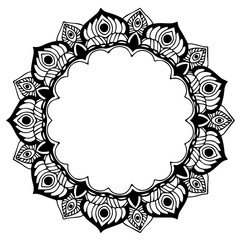 Mandalas for coloring  book. Decorative round ornaments. Unusual flower shape. Oriental vector, Anti-stress therapy patterns. Weave design elements. Yoga logos Vector.