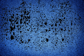 Grunge Rough concrete ultra blue texture, stone surface, cement background