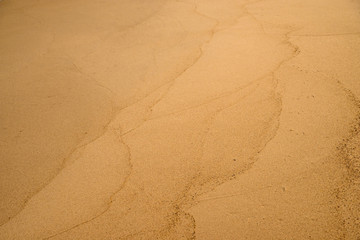 Sand of a beach with waves
