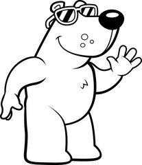 Cartoon Bear Sunglasses