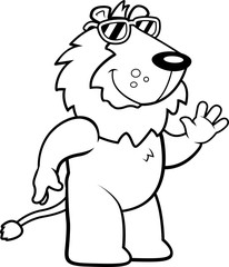 Cartoon Lion Sunglasses