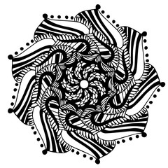 Mandalas for coloring  book. Decorative round ornaments. Unusual flower shape. Oriental vector, Anti-stress therapy patterns. Weave design elements. Yoga logos Vector.