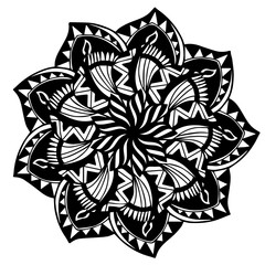 Mandalas for coloring  book. Decorative round ornaments. Unusual flower shape. Oriental vector, Anti-stress therapy patterns. Weave design elements. Yoga logos Vector.