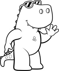 Cartoon T Rex Sunglasses