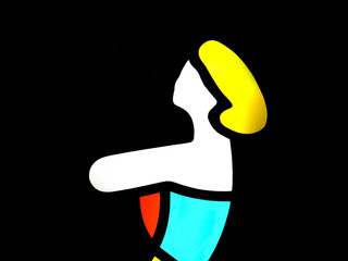 Illustrazione al neon