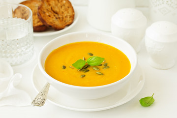Pumpkin soup,