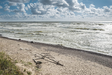 stormy Baltic sea