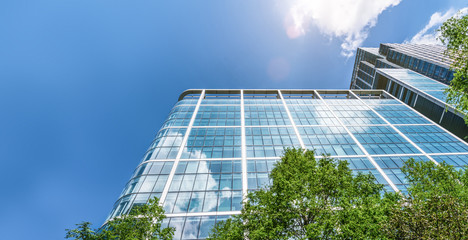 modern office buildings skyscraper in London city
