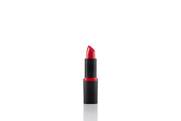 Red Lipstick Isolated On White Background
