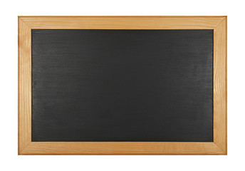 Fototapeta na wymiar Black school chalkboard isolated on white