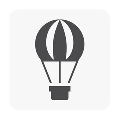 Obraz premium camping icon black