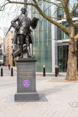 Statue of politician John Wilkes © Daniel