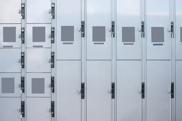Metal safety locker or luggage storage
