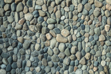 Sea pebble sea stones background natural polished