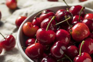 Raw Red Organic Cherries