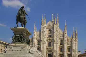 Fototapeta na wymiar Milano, Duomo, Lombardia, Italia, Europa, Italy