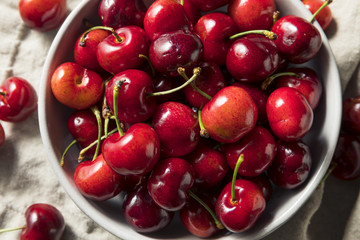 Raw Red Organic Cherries