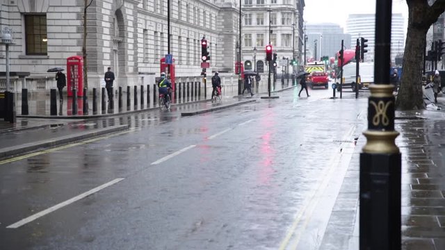 London and rain near Big Ben