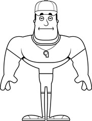 Cartoon Bored Coach