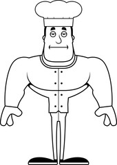 Cartoon Bored Chef