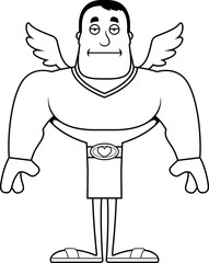 Cartoon Bored Cupid