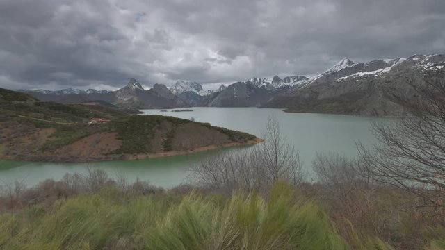 Time-lapse en el embalse de Ria&ntilde;o