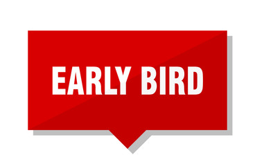early bird red tag