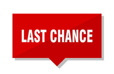 last chance red tag