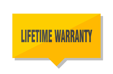 lifetime warranty price tag