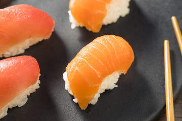 Raw Japanese Salmon Sashimi