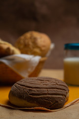 Concha de Chocolate