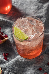 Sweet Homemade Pomegranate Grenadine Cocktail