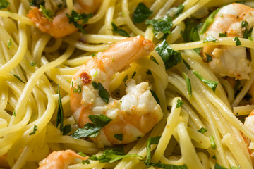 Homemade Lemon Shrimp Scampi