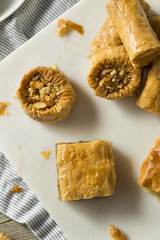 Homemade Turkish Baklava Pastries